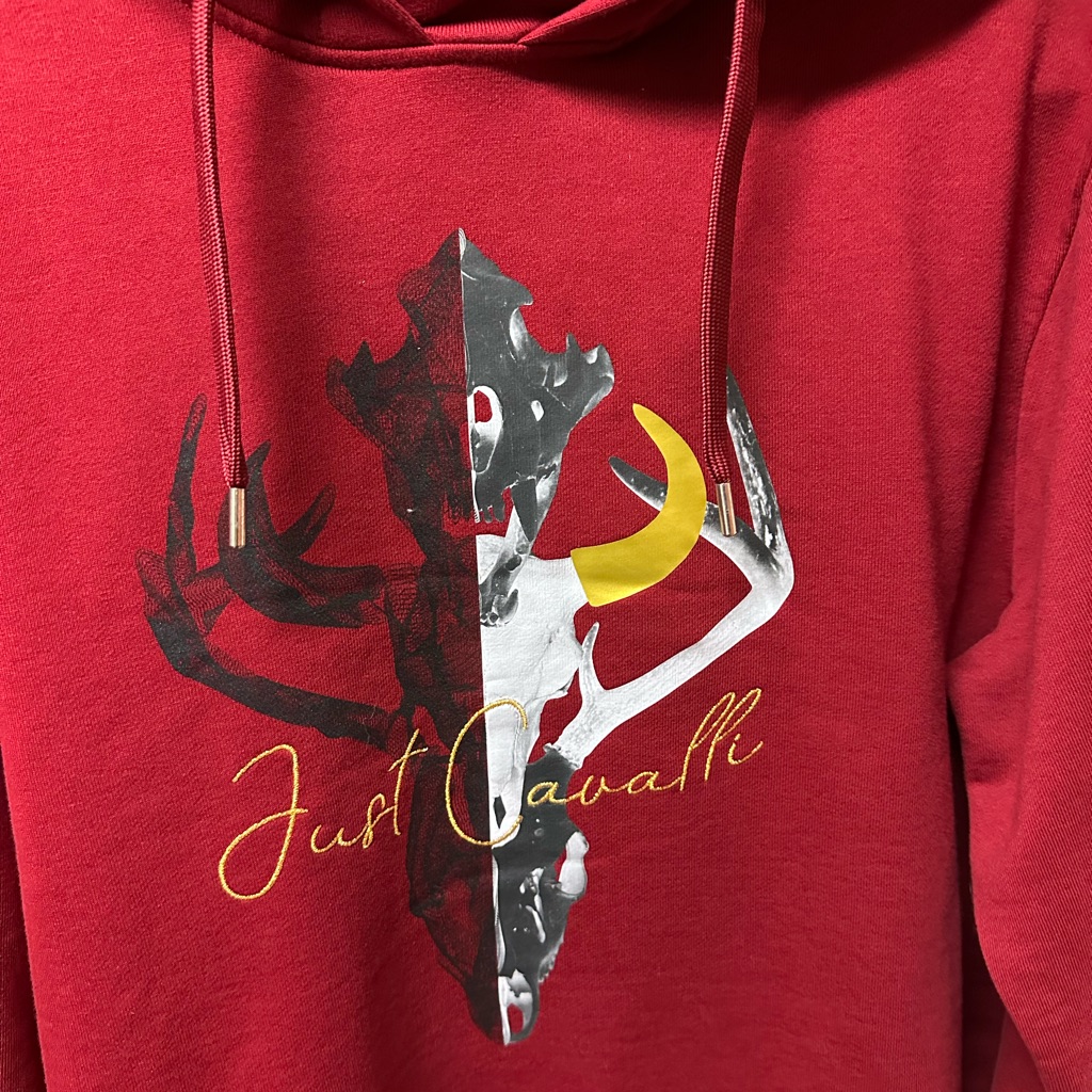 New Just Cavalli Sweatshirt Red M